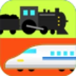 lets play with the trains! (for young kids) android application logo